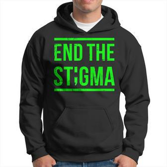 End The Stigma Mental Health Awareness Warrior Counselor Hoodie | Mazezy
