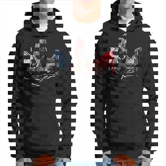 Epic Handshake Funny Swole Bro Handshake Epic Handshake Hoodie | Mazezy