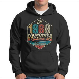 Est 1968 Limited Edition 55Th Birthday Gifts 55 Year Old Hoodie - Thegiftio UK