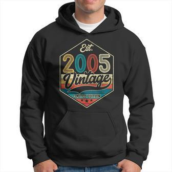 Est 2005 Limited Edition 18Th Birthday Gifts 18 Year Old Hoodie - Thegiftio UK