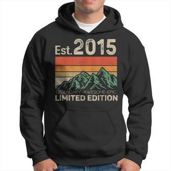 Est 2015 Legendary Awesome Epic Limited Edition 8Th Birthday Hoodie - Seseable