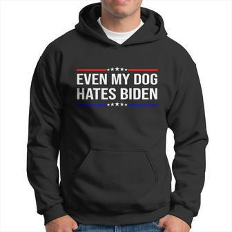 Even My Dog Hates Biden Funny Anti Biden Fjb V2 Hoodie - Monsterry CA