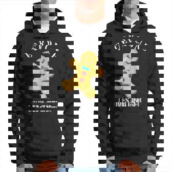 Everyone Loves A Ginger Christmas Gingerbread Men Hoodie - Thegiftio