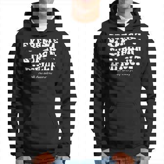 Expensive Stubborn Difficult All Day Everyday Wavy Groovy Hoodie - Thegiftio UK