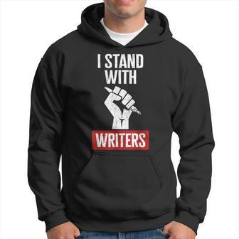 Fair Wages I Stand With Writers Guild Of America Wga Strike Hoodie | Mazezy