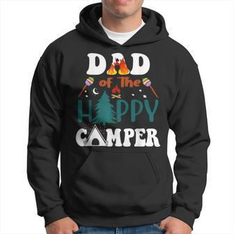 Family Camping Trip Dad Of The Happy Camper Hoodie | Mazezy
