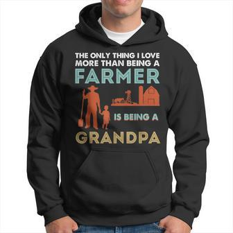 Farmer Grandpa Gifts From Grandaughter Grandson Fathers Day Hoodie | Mazezy