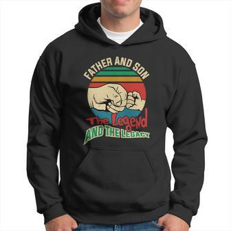 Father And Son The Legend And The Legacy Fathers Day Gift Hoodie - Monsterry CA