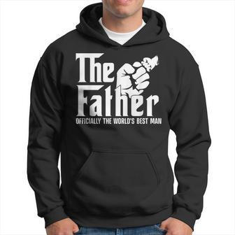 Father Officially Best Man Papa Daddy Stepdad Poppa Husband Gift For Mens Hoodie | Mazezy