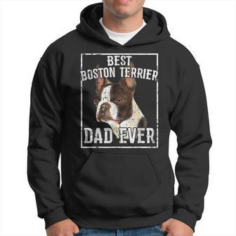 Fathers Day Best Boston Terrier Dad Ever Hoodie | Mazezy