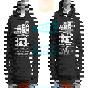 Fathers Day Cheer Dad The Only Thing I Flip Is My Wallet Hoodie - Thegiftio
