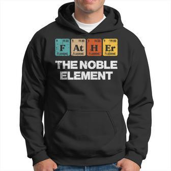 Fathers Day Father Noble Element Periodic Science Dad Papa Gift For Mens Hoodie | Mazezy DE