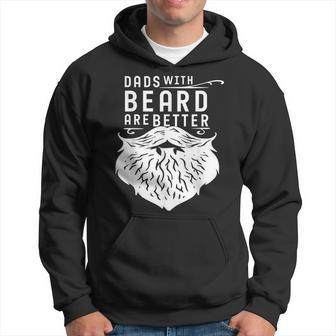 Fathers Day Gift Dads With Beards Are Better Beard Dad Hoodie - Thegiftio UK