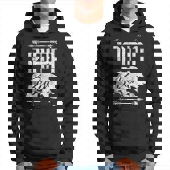 Fathers Day Gift Papa Bear Dad Grandpa Best Gift For Mens Hoodie | Mazezy