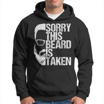 Fathers Day Gift This Beard Is Taken Beard Gifts For Men Hoodie - Thegiftio UK