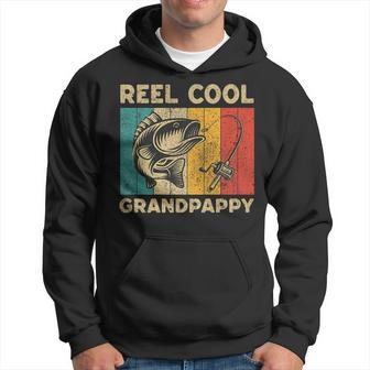 Fathers Day Present Funny Fishing Reel Cool Grandpappy Hoodie - Thegiftio UK