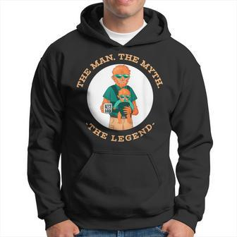 Fathers Day The Legend Cool Dad Gift For Mens Hoodie - Seseable
