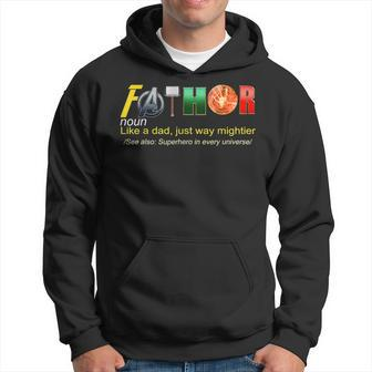 Fathor Like Dad Just Hero In Every Universe Fathers Day Hoodie | Mazezy