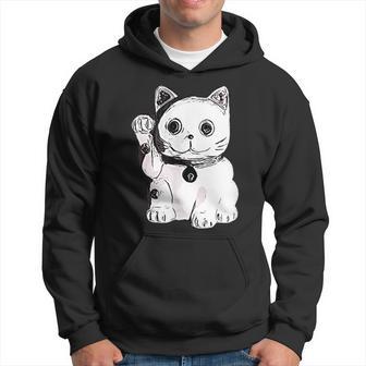 Feng Shui Maneki-Neko Pop-Art Hoodie - Seseable