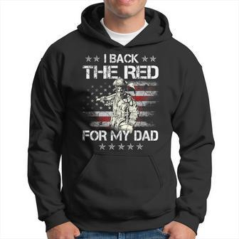 Firefighter I Back The Red For My Dad Is A Daughter Son Hoodie | Mazezy