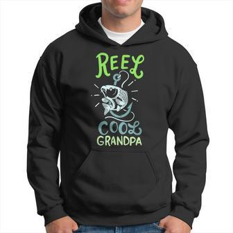 Fishing Reel Cool Grandpa Grandfather Fathers Day Gift Hoodie | Mazezy