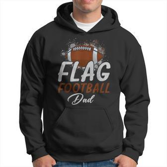 Flag Football Dad Proud Dad Of Ballers Fathers Day Hoodie - Seseable