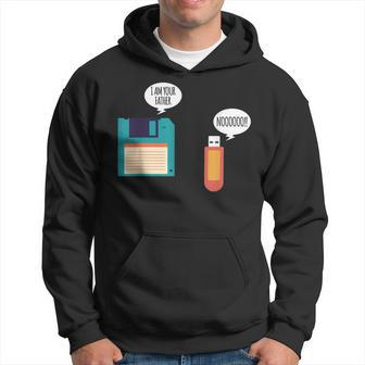 Floppy Disk & Usb Flash Drive I Am Your Father T Hoodie | Mazezy