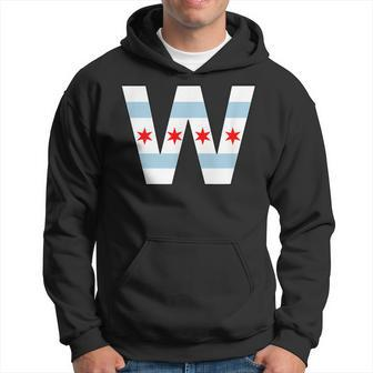 Fly The W Chicago City Flag - Hoodie | Mazezy