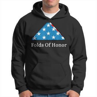 Folds Of Honor Fallen Military First Responders Patriotic Hoodie - Seseable