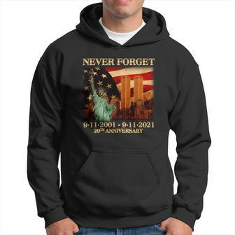 Never Forget September 11 911 20Th Anniversary Men Hoodie - Thegiftio UK