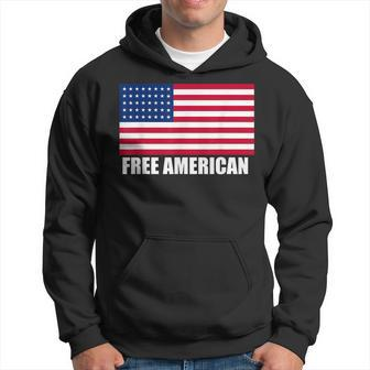 Free American Usa Flag Support America Military Veteran Hoodie | Mazezy AU