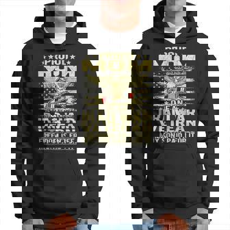 Freedom Isnt Free Proud Mom Of Iraq War Veteran Mother Gift Men Hoodie Graphic Print Hooded Sweatshirt | Seseable CA