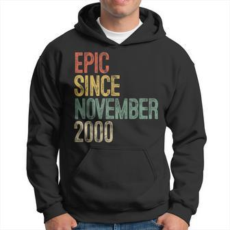 Fun Epic Since November 2000 19Th Birthday Gift 19 Year Old Hoodie | Mazezy