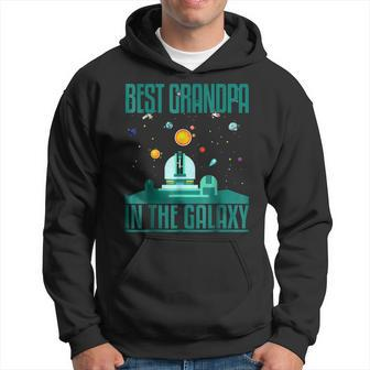 Funny Best Grandpa In The Galaxy For Granddad Hoodie | Mazezy