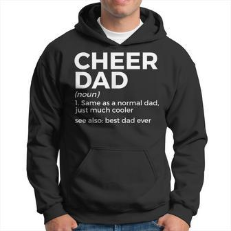 Funny Cheer Dad Definition Best Dad Ever Cheerleading Hoodie - Seseable