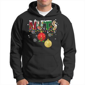 Funny Chest Nuts Couples Christmas Chestnuts Adult Matching V17 Men Hoodie Graphic Print Hooded Sweatshirt - Thegiftio UK