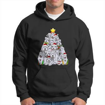 Funny Christmas Schnauzer Pajama Shirt Tree Dog Dad Mom Xmas Hoodie - Monsterry