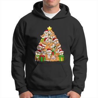 Funny Christmas Shiba Inu Pajama Shirt Tree Dog Dad Mom Xmas Hoodie - Monsterry