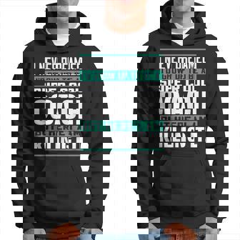 Funny Coach Appreciation Thank You Volleyball Coach Hoodie - Thegiftio
