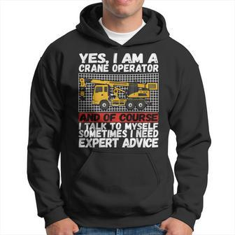 Funny Construction Worker Best Dad Ever Crane Operator Hoodie - Seseable