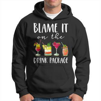 Funny Cruise Blame It On The Drink Package Hoodie | Mazezy