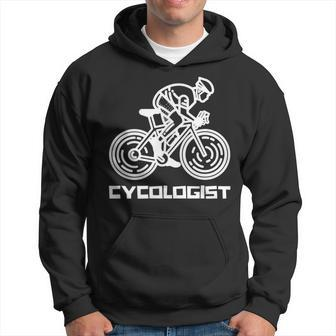Funny Cycologist Gift For Men Cycling Cyclist Bicycle Men Hoodie Graphic Print Hooded Sweatshirt - Seseable