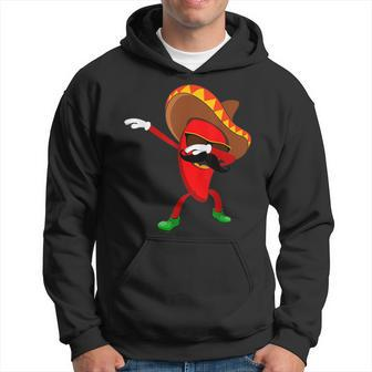 Funny Dabbing Chili Mexican Pepper Dab Hoodie - Seseable