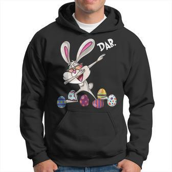 Funny Dabbing Easter Rabbit Eggs Dab Hunting Bunny Hoodie - Seseable