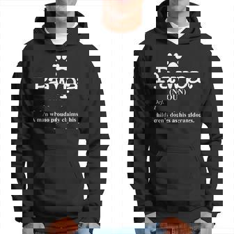 Funny Dog Grandpa Pawpa Defintion Gift For Mens Hoodie | Mazezy