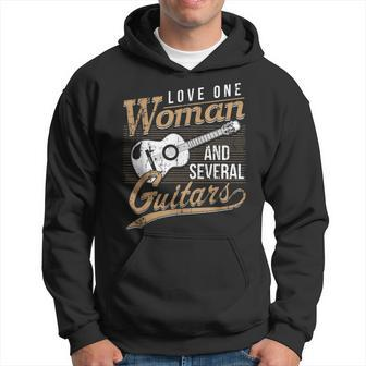 Funny Guitar Lovers Guitarist Musician Band Playing Gifts Hoodie | Mazezy