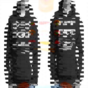 Funny Japanese Food Sushi Kawaii Sushi Lovers Anime Otaku Hoodie | Mazezy