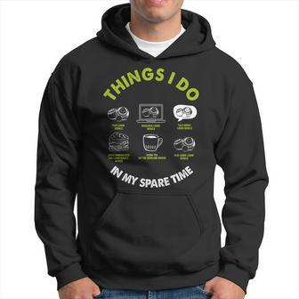 Funny Lawn Bowls Things I Do In My Spare Time Lawn Bowling Hoodie - Seseable