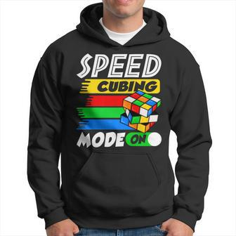 Funny Lover Speed Cubing Mode On Cube Puzzle Cuber Hoodie - Seseable