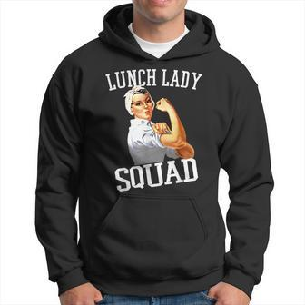 Funny Lunch Lady Gifts Cafeteria Worker Lunch Lady Squad Hoodie | Mazezy